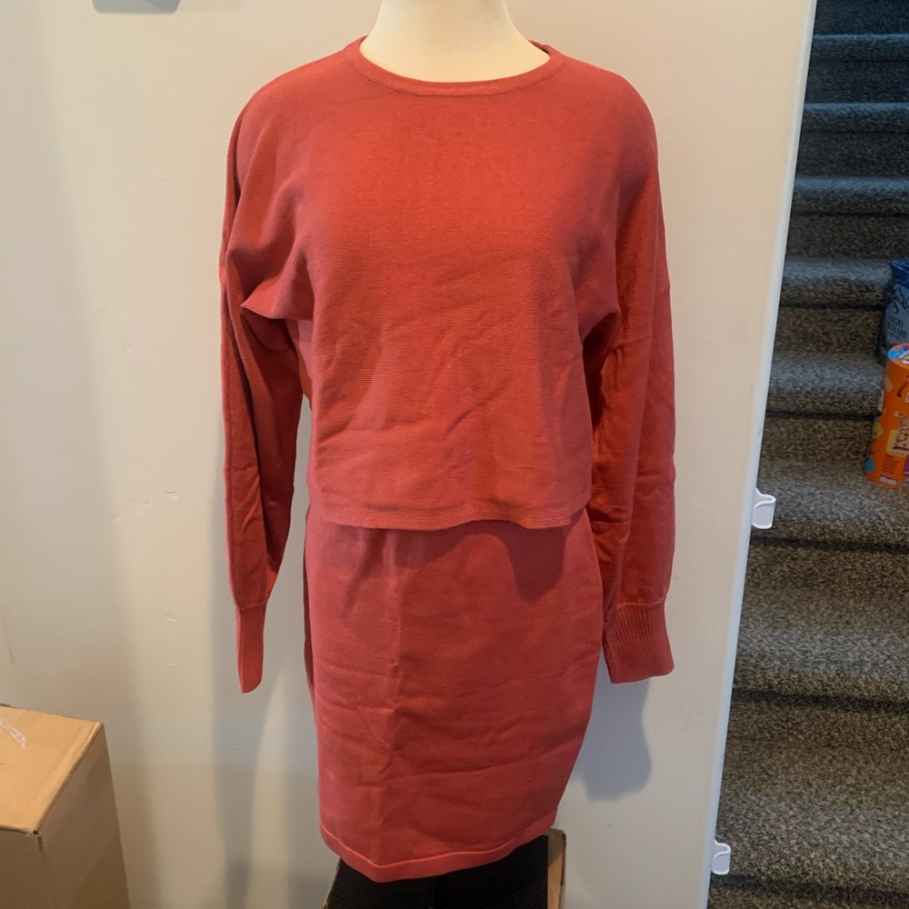 Sweater and skirt set. Size small. Thick comfy material